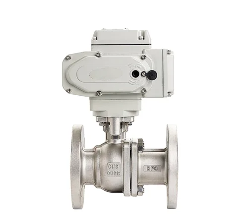 Electric O-type ball valve